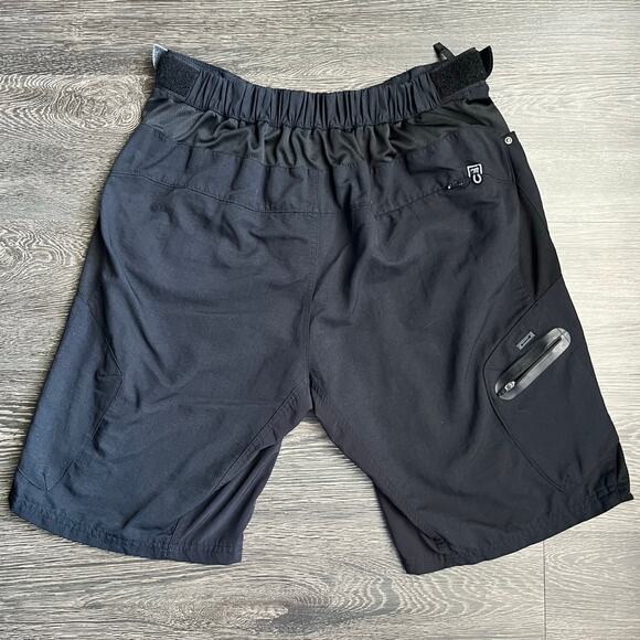Zoic Ether Mountain Bike Trail riding Cycling Cargo Shorts SZ XL Black No Liner - Picture 2 of 12